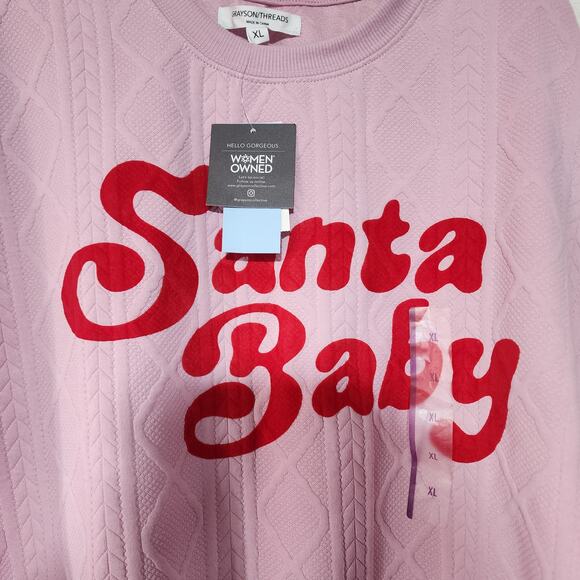 Santa baby Grayson/Threads ugly sweater women's XL - Picture 4 of 6